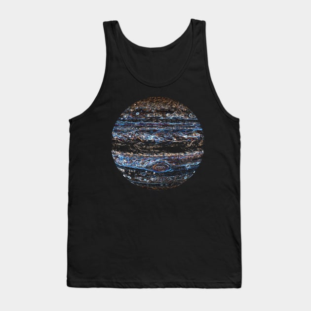 Neon Jupiter Tank Top by bobbooo